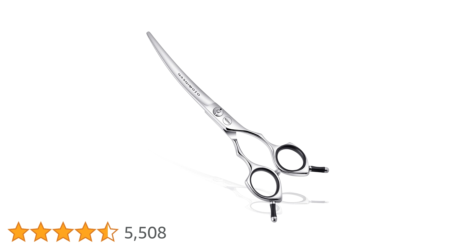 Amazon | HASHIMOTO ペット用ハサミ、少し曲がった刃、プロのペット